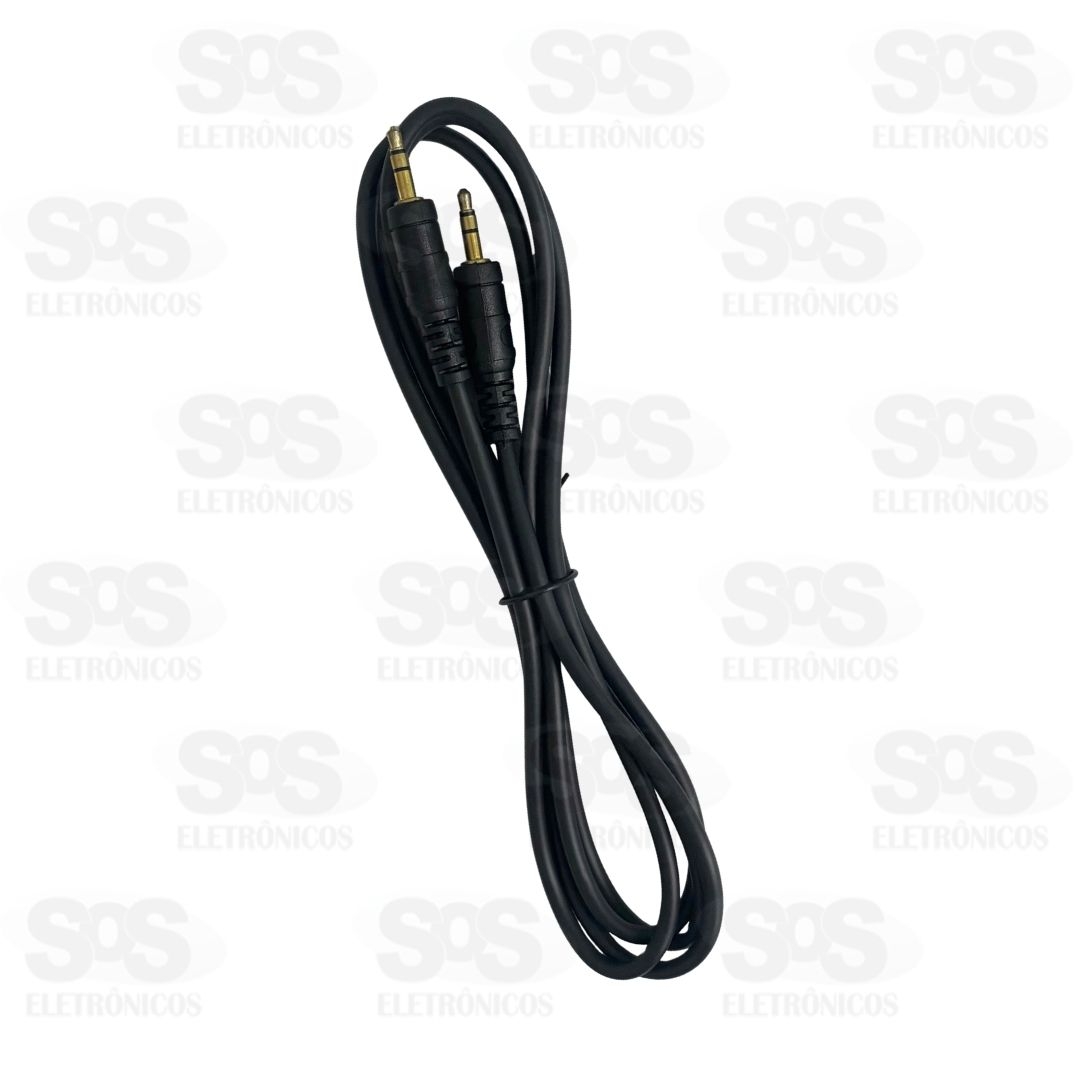 Cabo Auxiliar P2 Para P2 Estreo 5 Metros Maxmidia MAX-51608-3