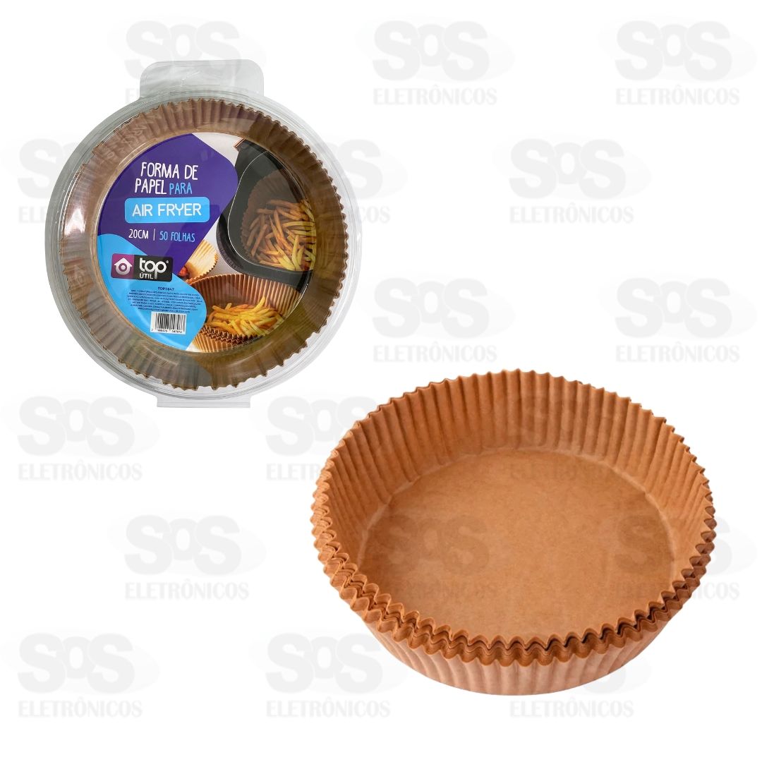 Forma Descartvel Para Air Fryer 50 Unidades 20CM Top til TOP1647