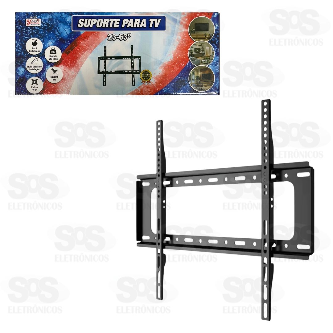 Suporte Fixo Para TV De 23 a 63 Polegadas YA-7129