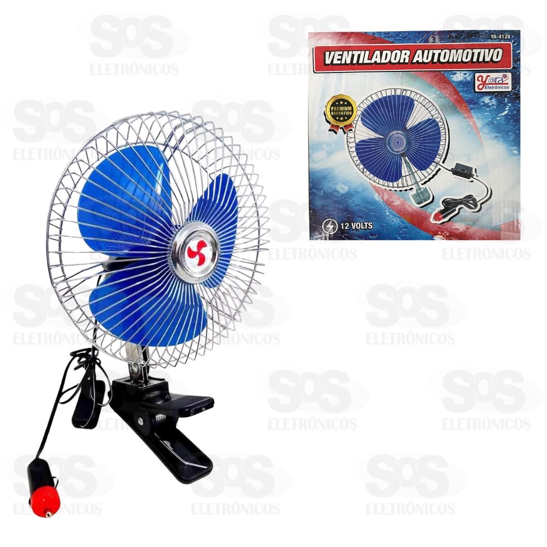 Mini Ventilador Automotivo 12V YA-4128