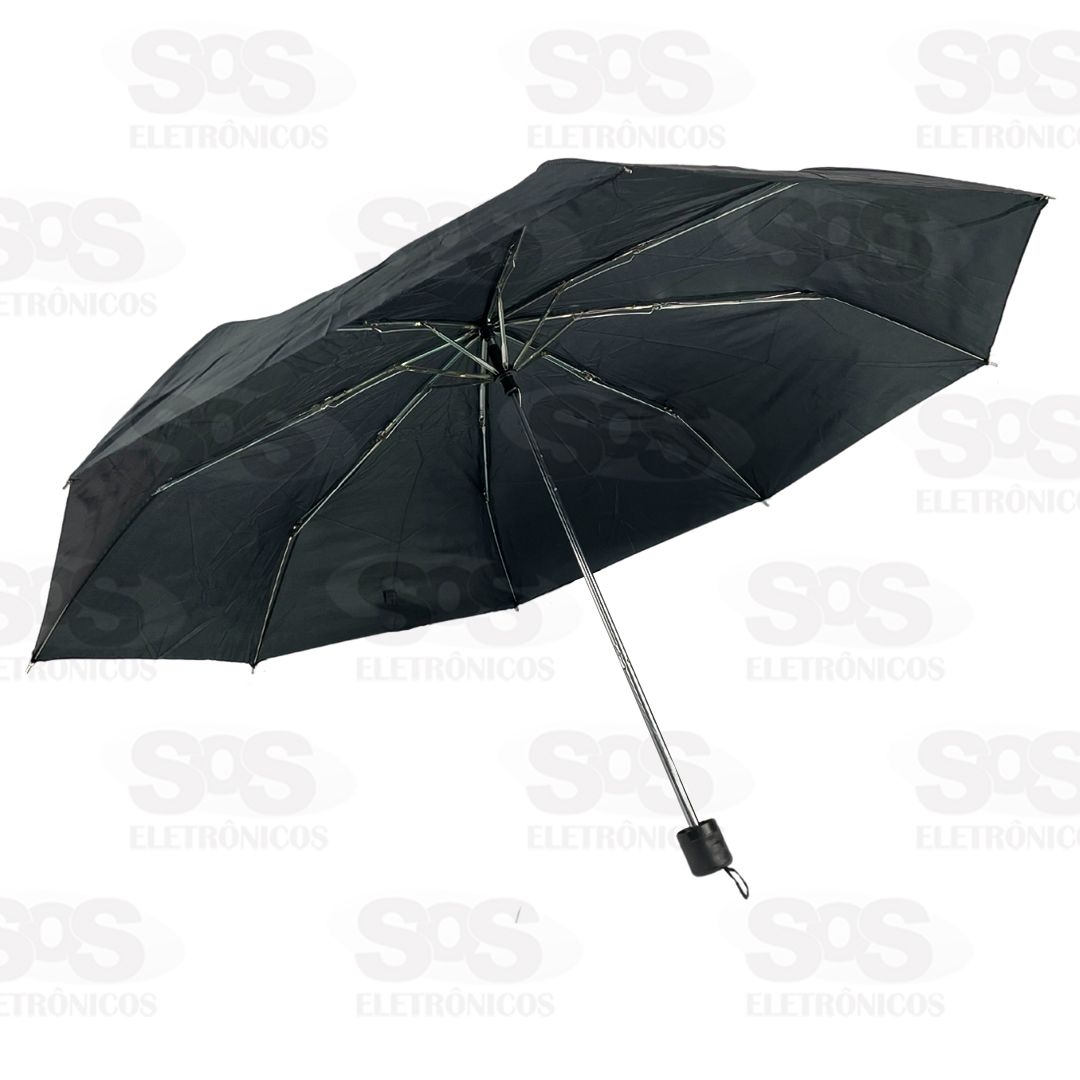 Sombrinha De Bolsa Manual Preta 95cm MAX-GC5540