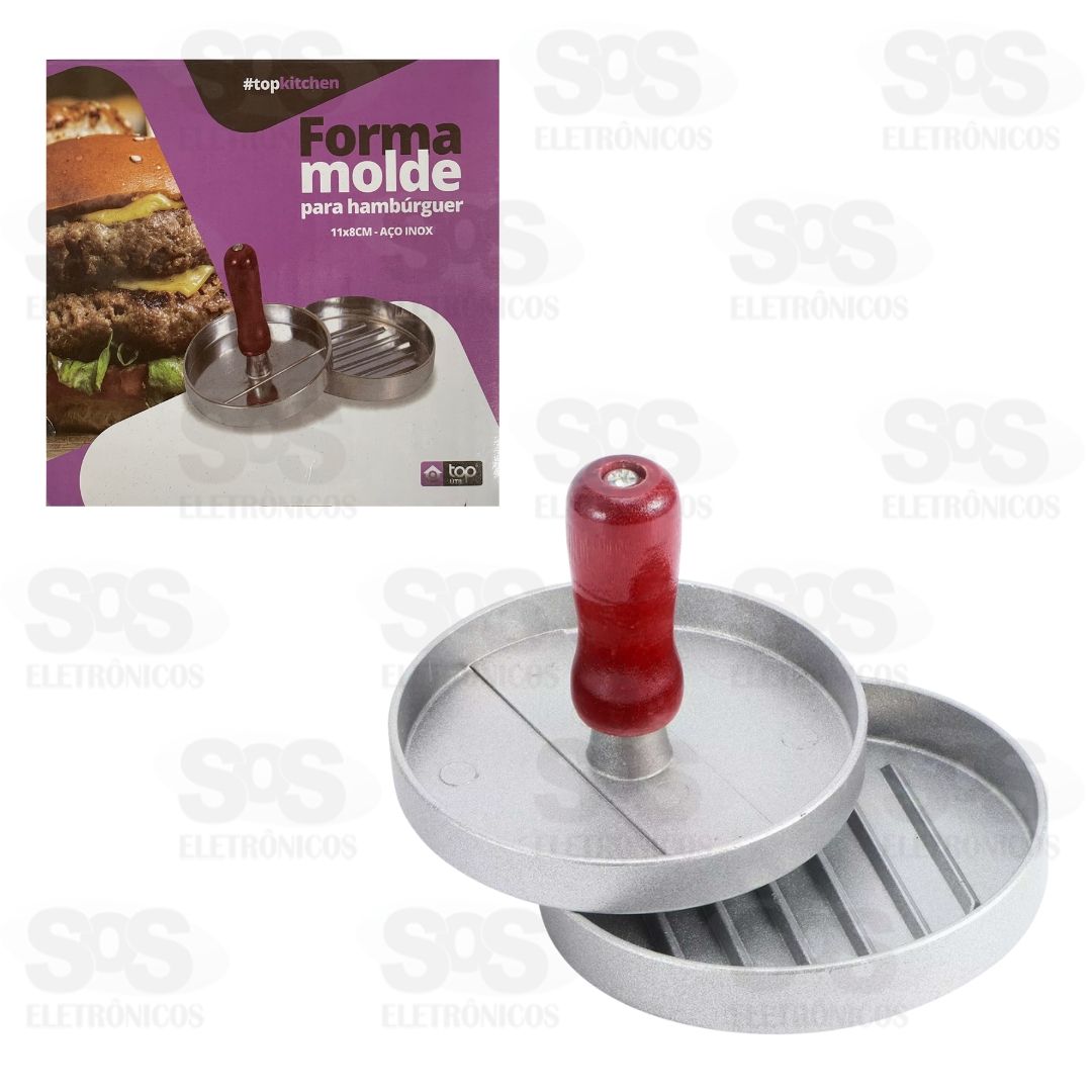 Forma Para Hambúrguer Manual Top Útil TOP0649