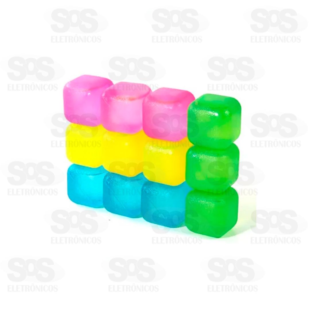 Gelo Artifcial 12 Cubos Coloridos Top til TOP0721