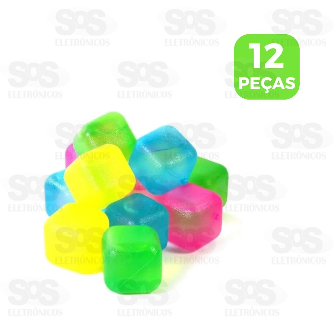 Gelo Artifcial 12 Cubos Coloridos Top til TOP0721