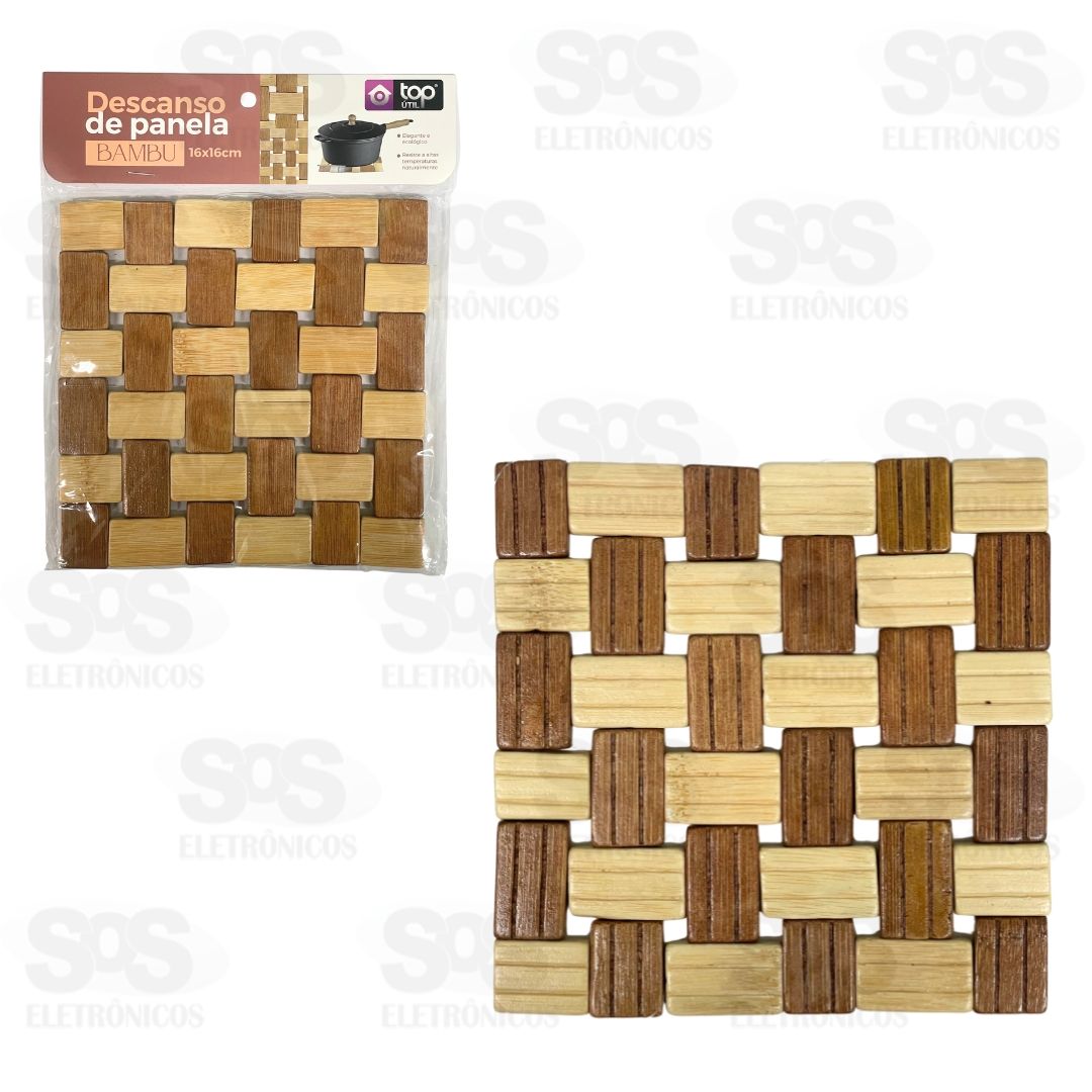 Descanso de Panela Bambu 16CM Top Útil TOP1889