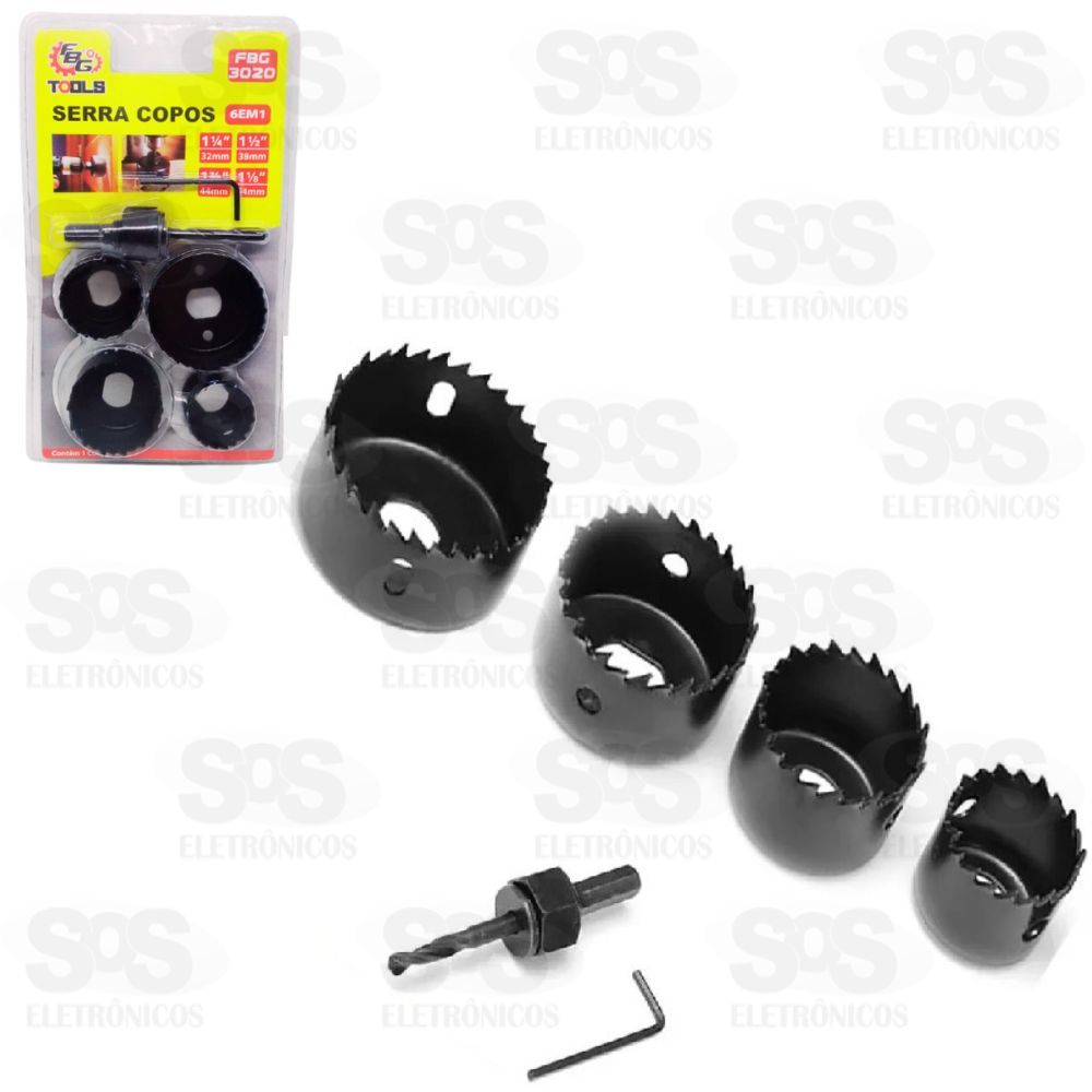 Conjunto De Serra Copos 6 Peças FBG3020