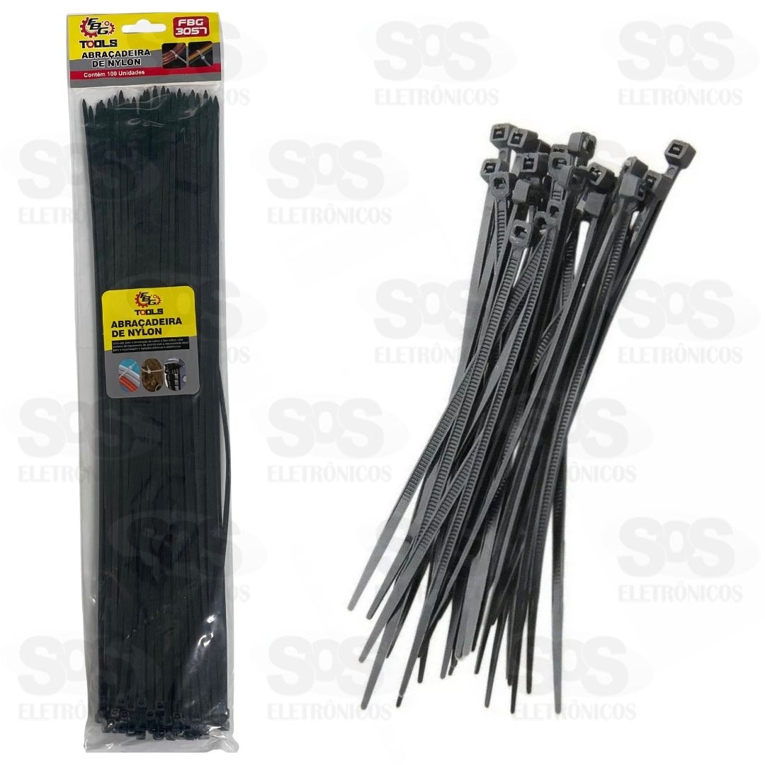 Abraçadeira De Nylon 5,4x500mm Com 50 Unidades FBG 3264
