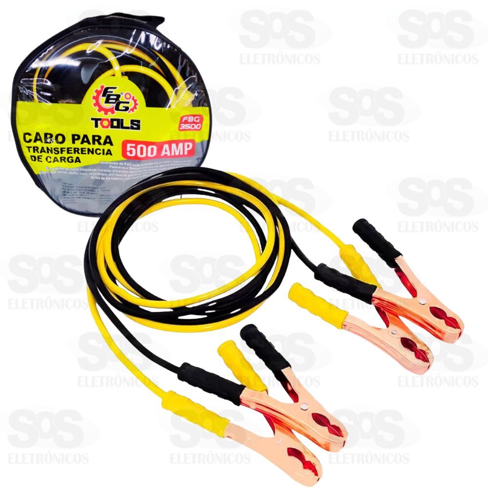 Cabo Para Bateria 2 Metros 500 AMP FBG3500
