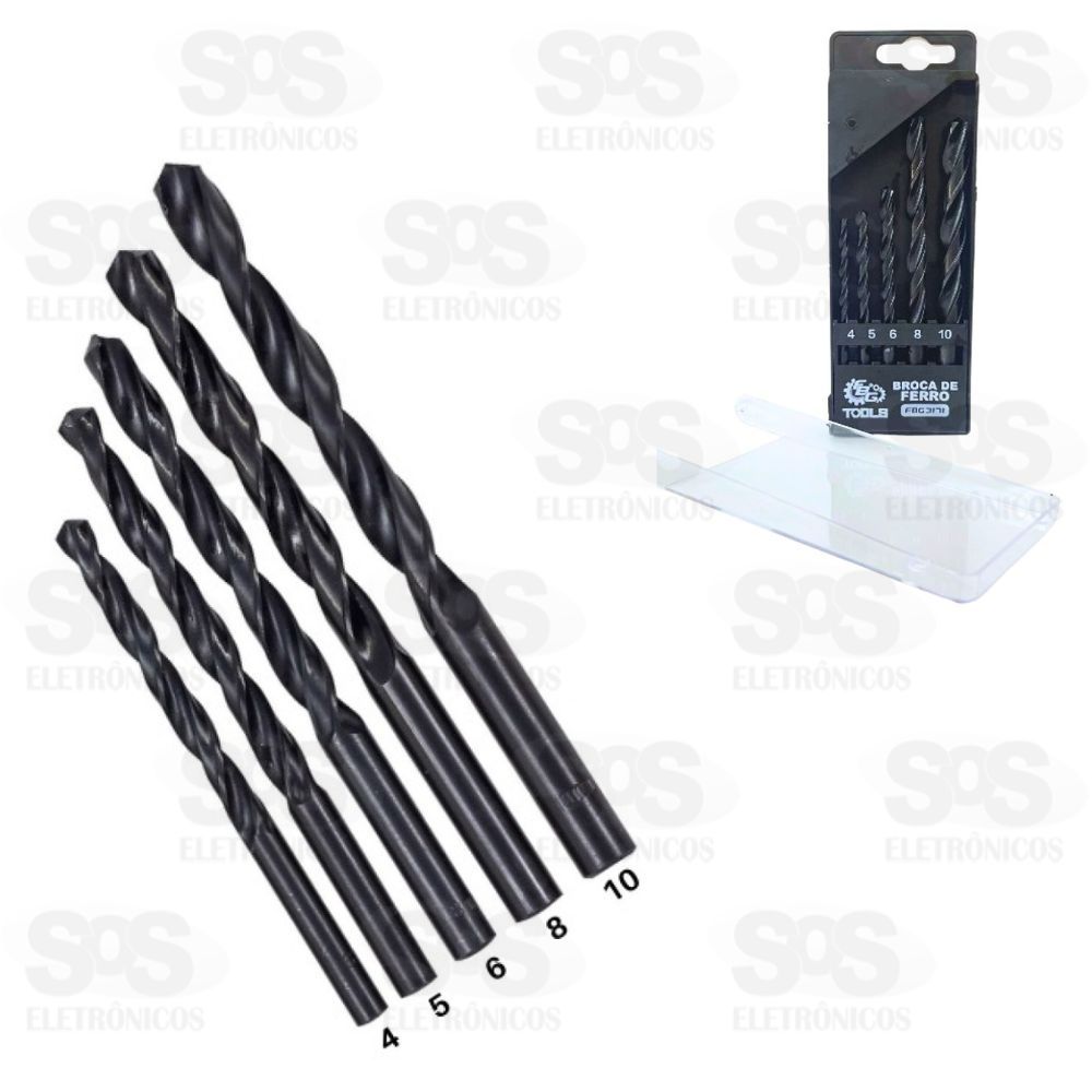 Kit De Broca Para Ferro 5 Peças FBG 3171