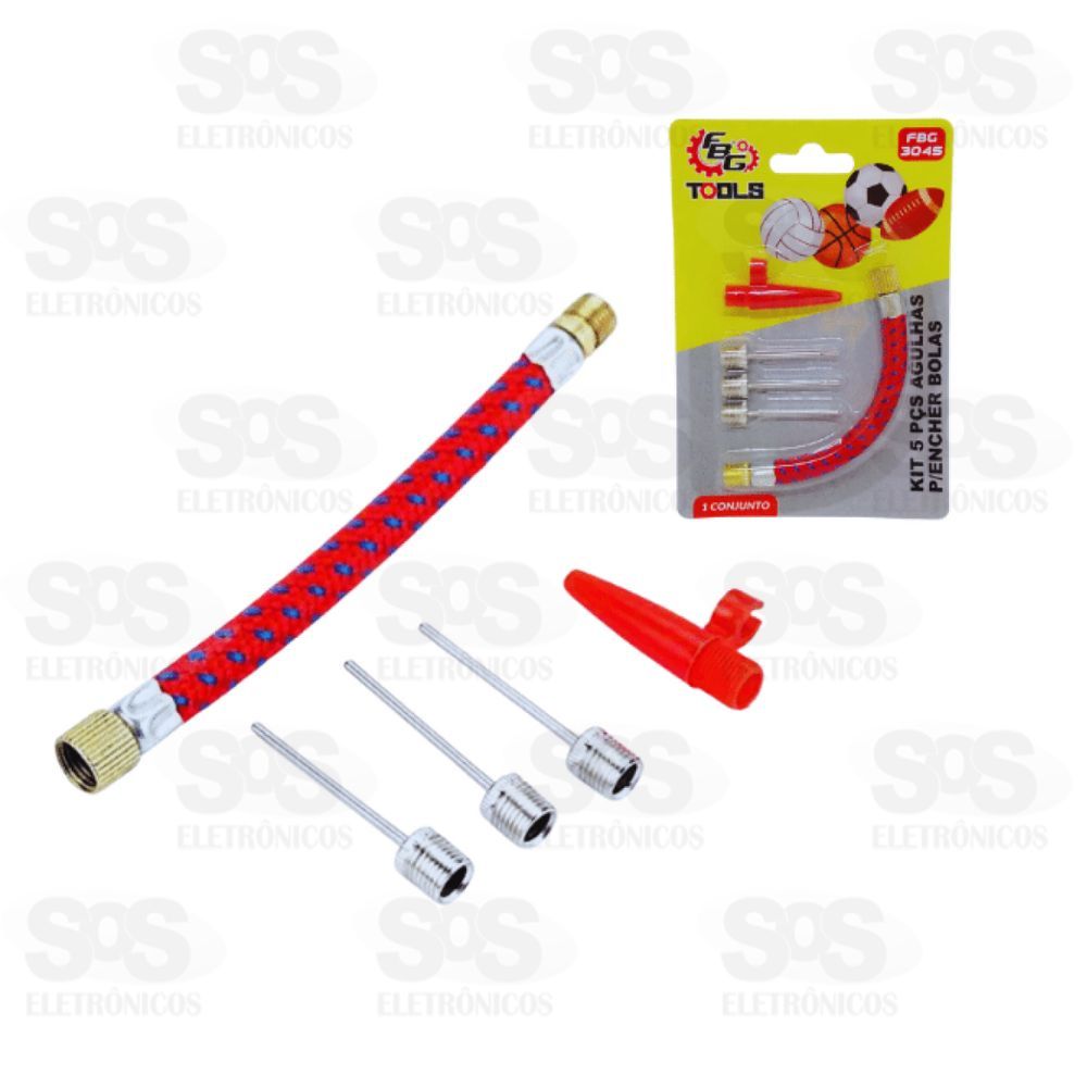 Kit Bico Para Bola 5 Peças FBG3045