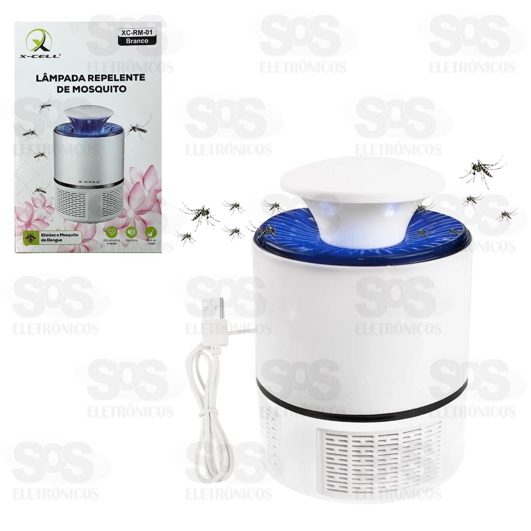 Lmpada Repelente Mata Mosquito Silenciosa X-Cell XC-RM-01