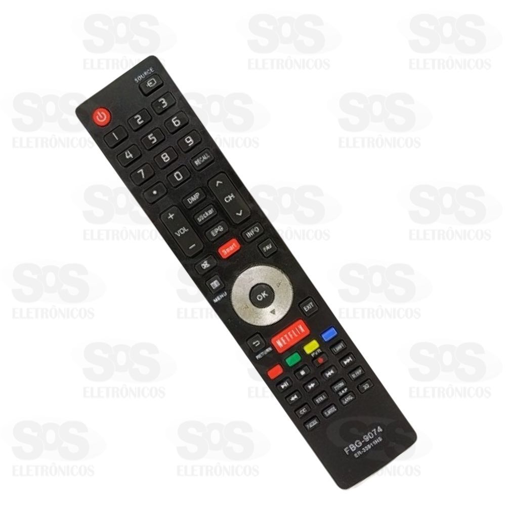 Controle Remoto Tv Hisense Smart FBG9074