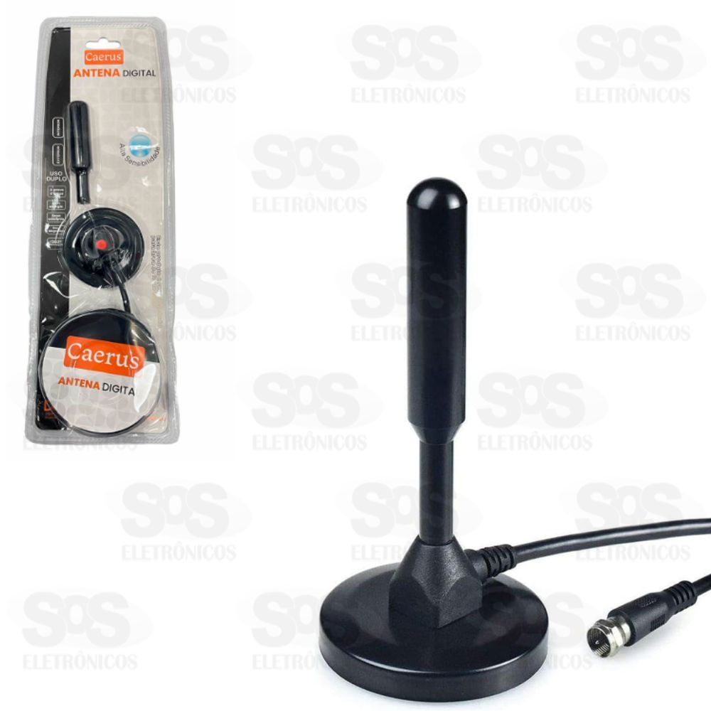 Antena Digital HD de TV 4.5 Metros Caerus CRS-2368