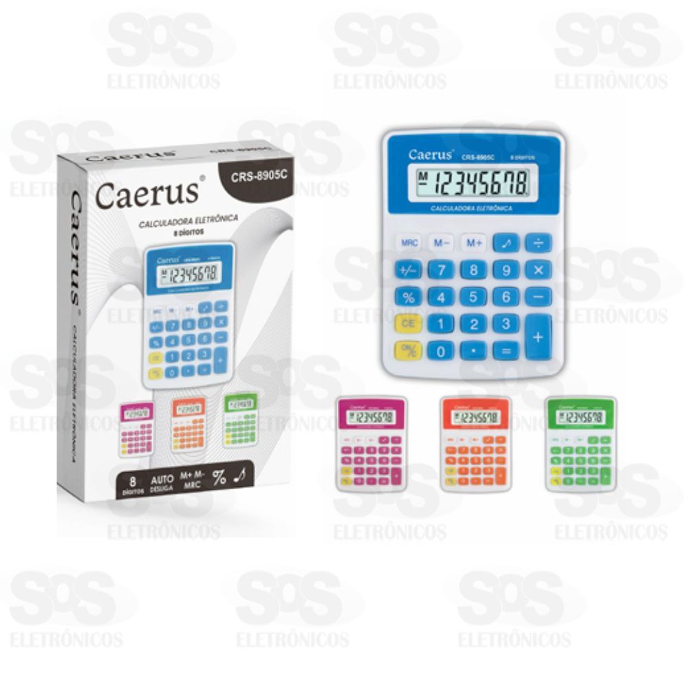 Calculadora 8 Dígitos Caerus CRS-8905C