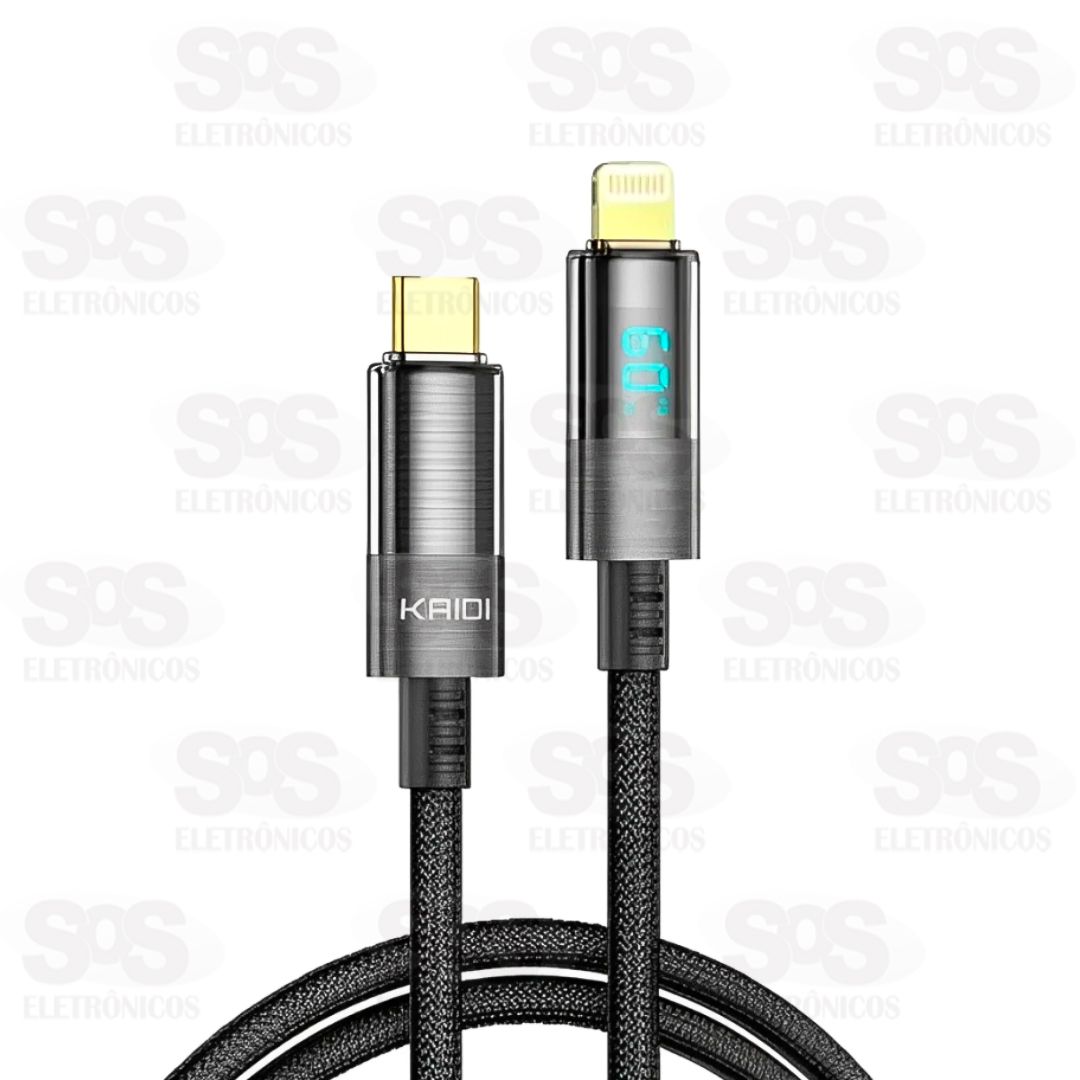 Cabo Turbo 30W Type C Para Iphone 1 Metro Kaidi KD-2520CL