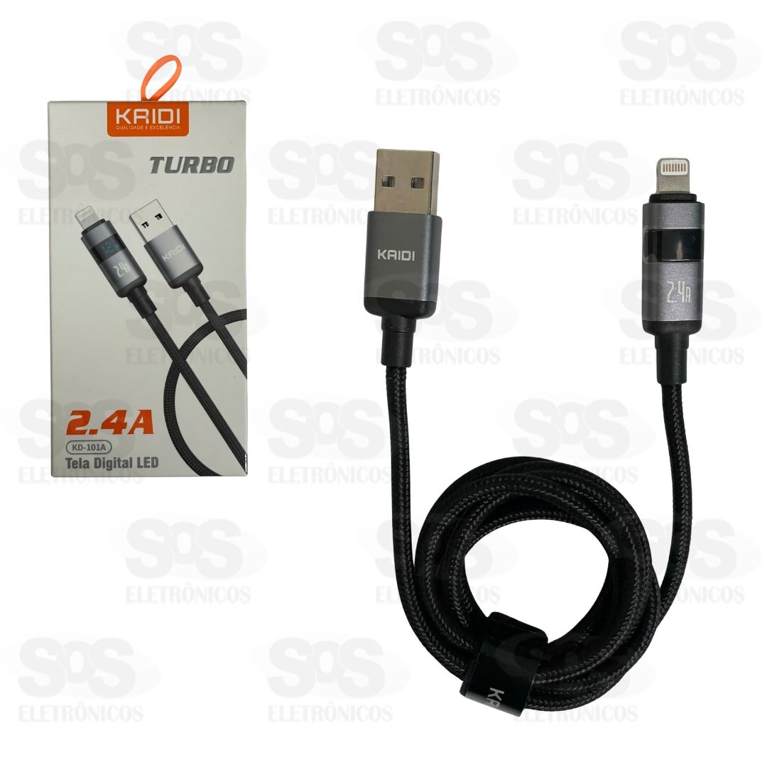 Cabo Turbo 12W Iphone 1 Metro Kaidi KD-101A