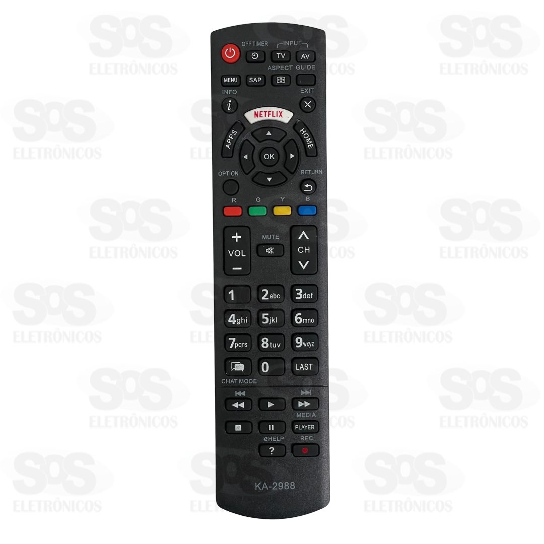Controle Remoto TV Cobia LCD Youtube Kapbom KA-2988