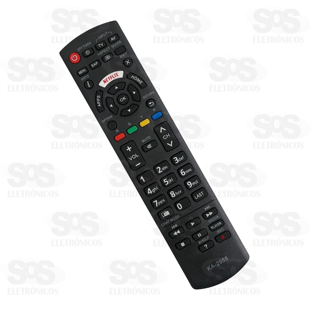 Controle Remoto TV Cobia LCD Youtube Kapbom KA-2988