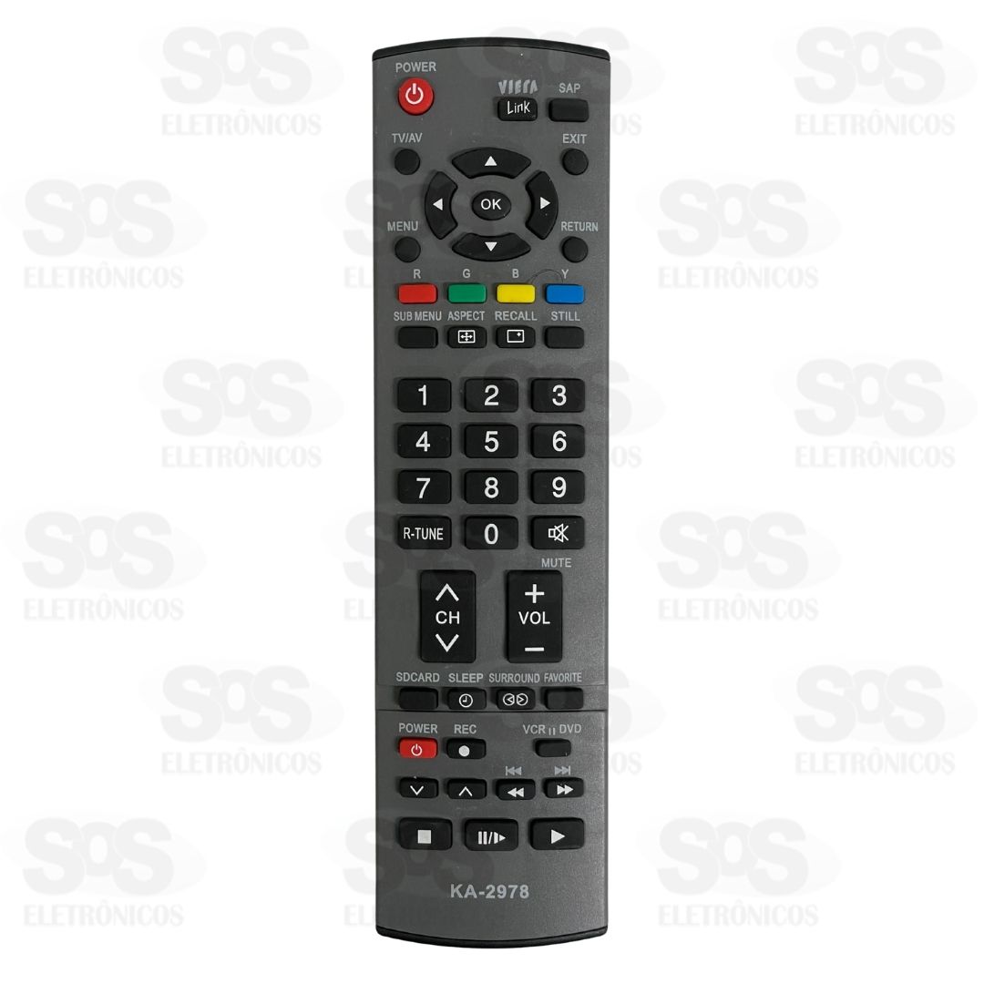 Controle Remoto Panasonic LCD Kapbom KA-2978