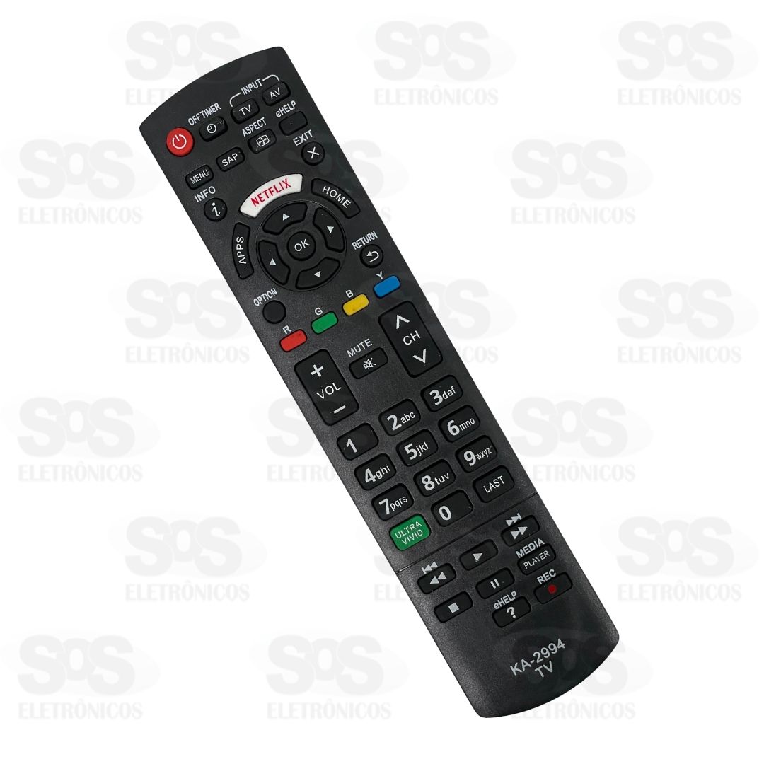 Controle Remoto Panasonic Netflix Kapbom KA-2994