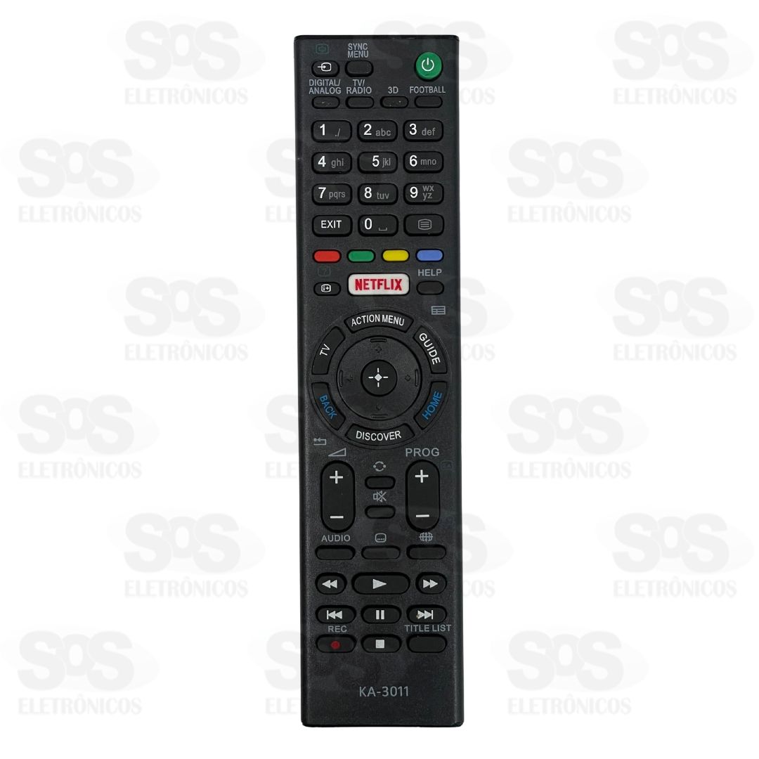 Controle Remoto Sony Smart Netflix Kapbom KA-3011