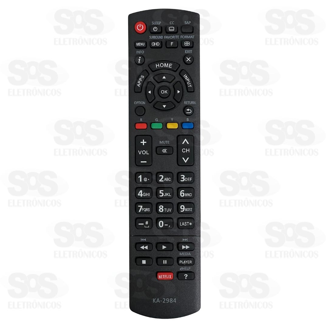 Controle Remoto Panasonic Netflix Kapbom KA-2984
