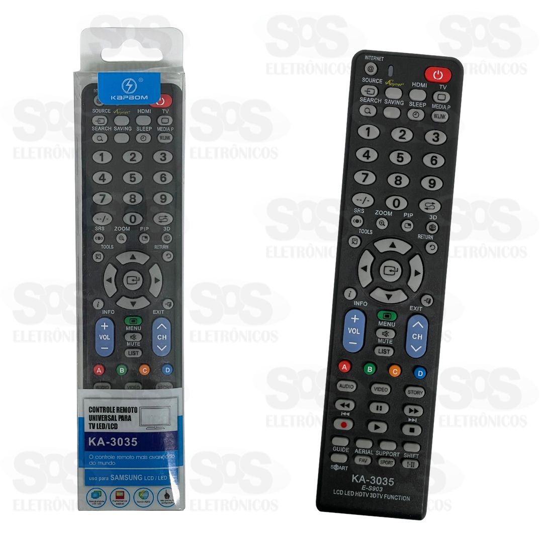 Controle Remoto Samsung LCD Kapbom KA-3035