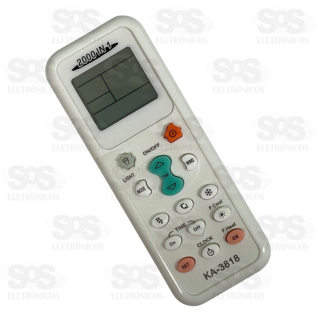 Controle Remoto Para Ar Condicionado Universal Kapbom KA-3818