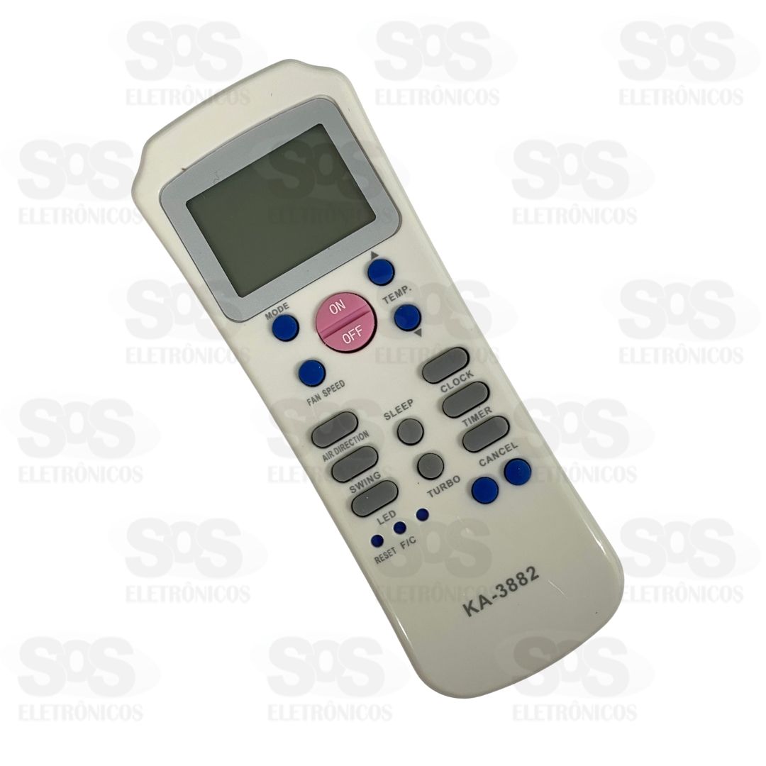 Controle Remoto Para Ar Condicionado Carrier  Kapbom KA-3882