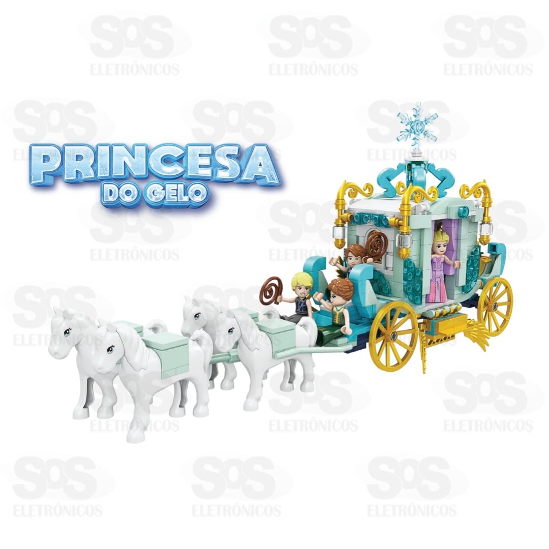 Bloco de Montar Princesa Do Gelo Modelos Sortidos Polibrinq BM036