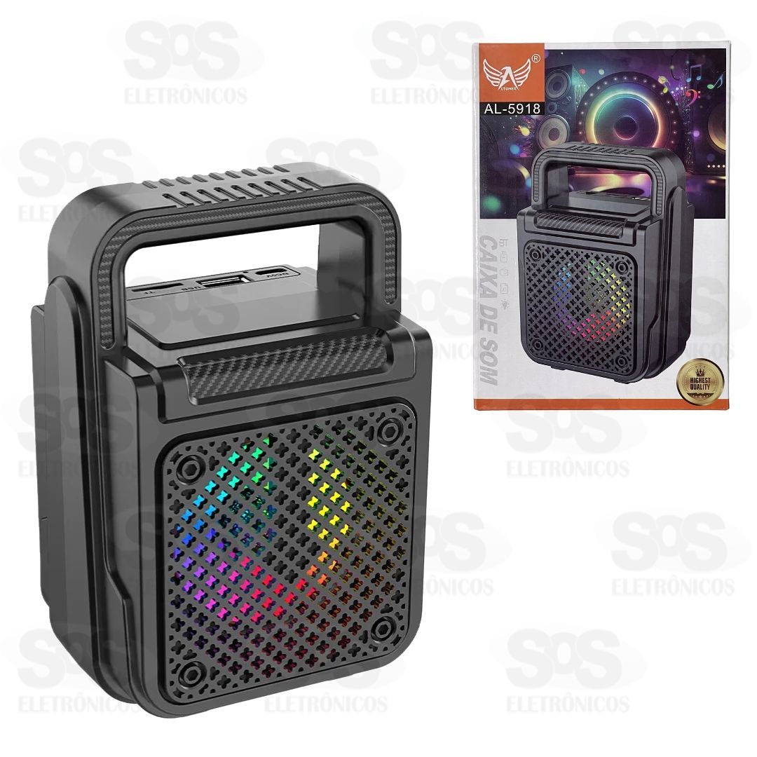 Caixa De Som 8W Bluetooth Altomex AL-5918