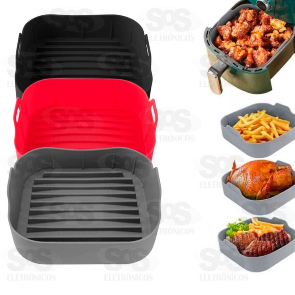 Forma De Silicone Para Air Fryer Com 20,5 B-Max BM-F971