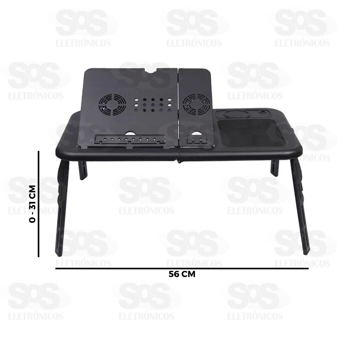 Mesa Dobrvel Com Cooler Para Notebook B-Max BMG-47