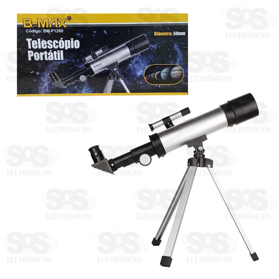 Telescpio Porttil 50mm B-Max BM-F1260
