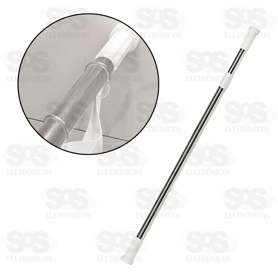 Varo Basto Extensvel Para Cortina 110-200cm B-Max BM-F1218