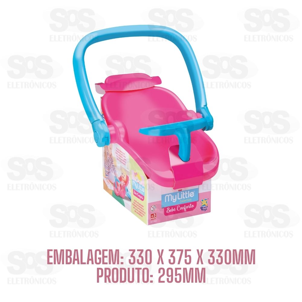 Cadeirinha Beb Conforto Para Bonecas Divertoys 8073