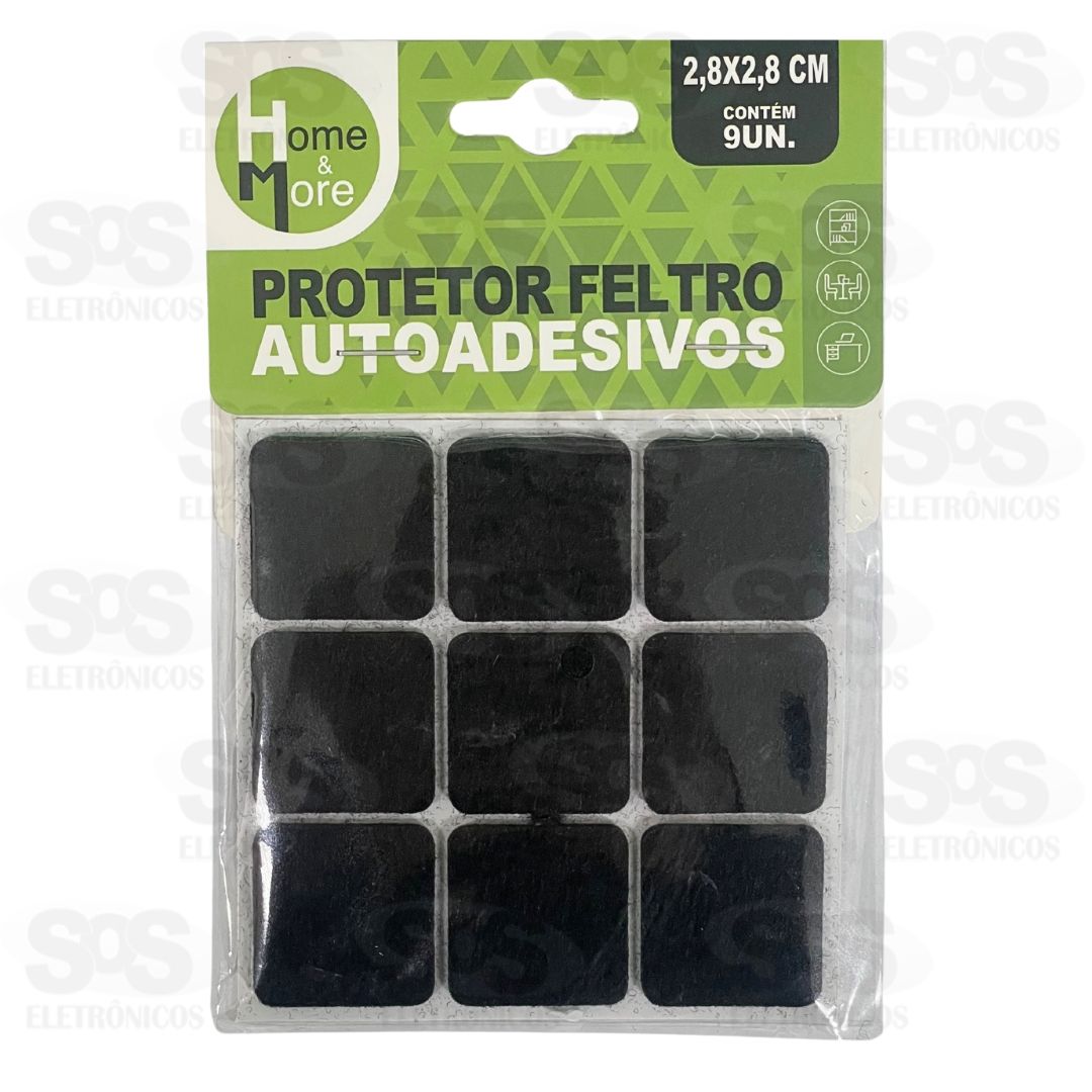 Protetor Feltro Autoadesivo 9 Unidades HM-538