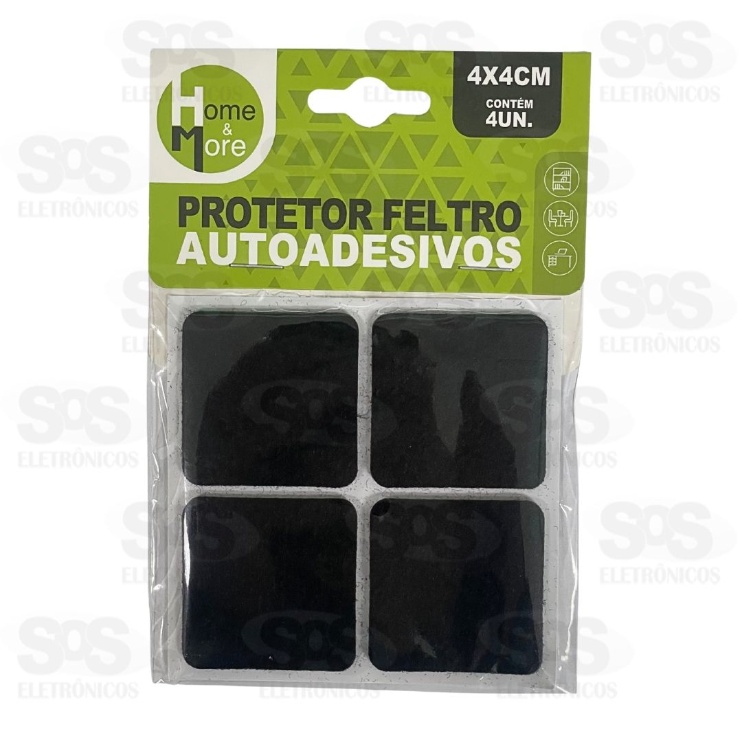 Protetor Feltro Autoadesivo 4 Unidades HM-537