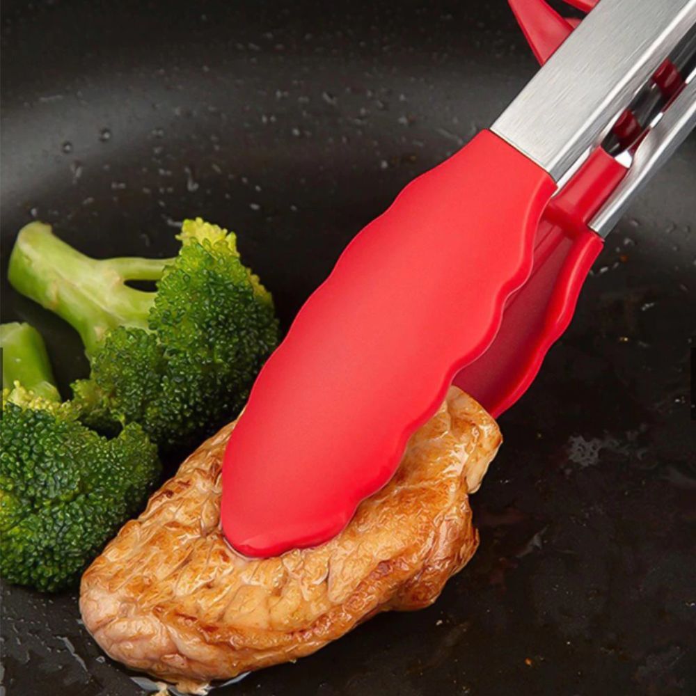 Pegador De Salada Inox e Silicone 27cm Top til TOP0691