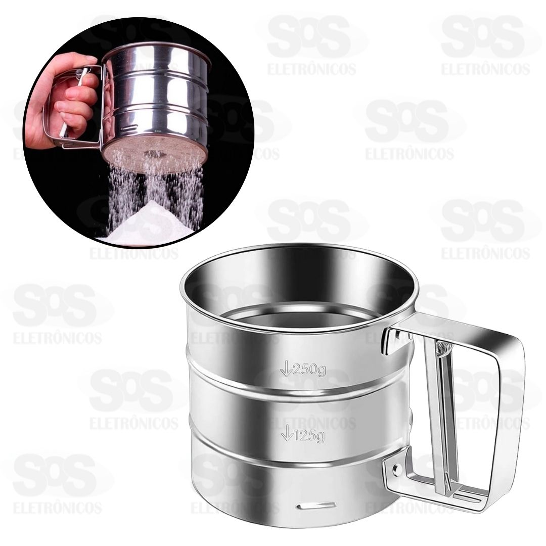 Polvilhador Caneca Com Gatilho Inox Top til TOP0882