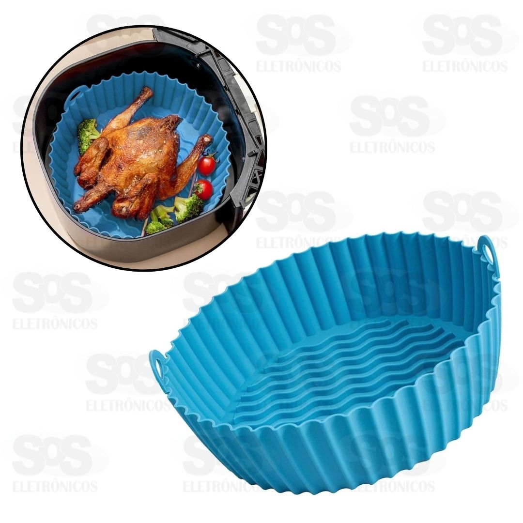 Forma De Silicone Para Air Fryer 16x5,5CM TOP1033