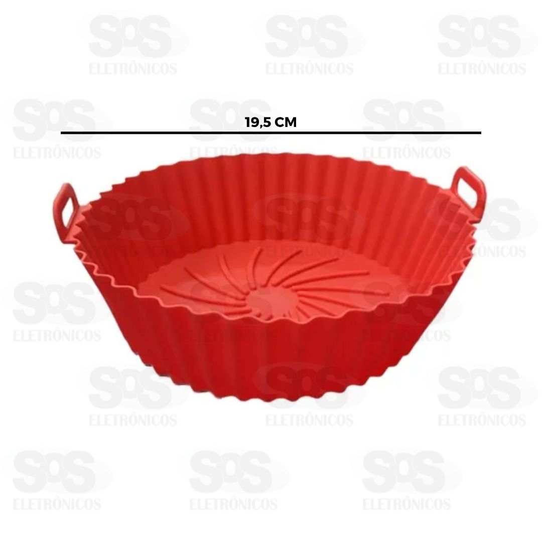 Forma De Silicone Para Air Fryer 19,5x5,5CM TOP1032