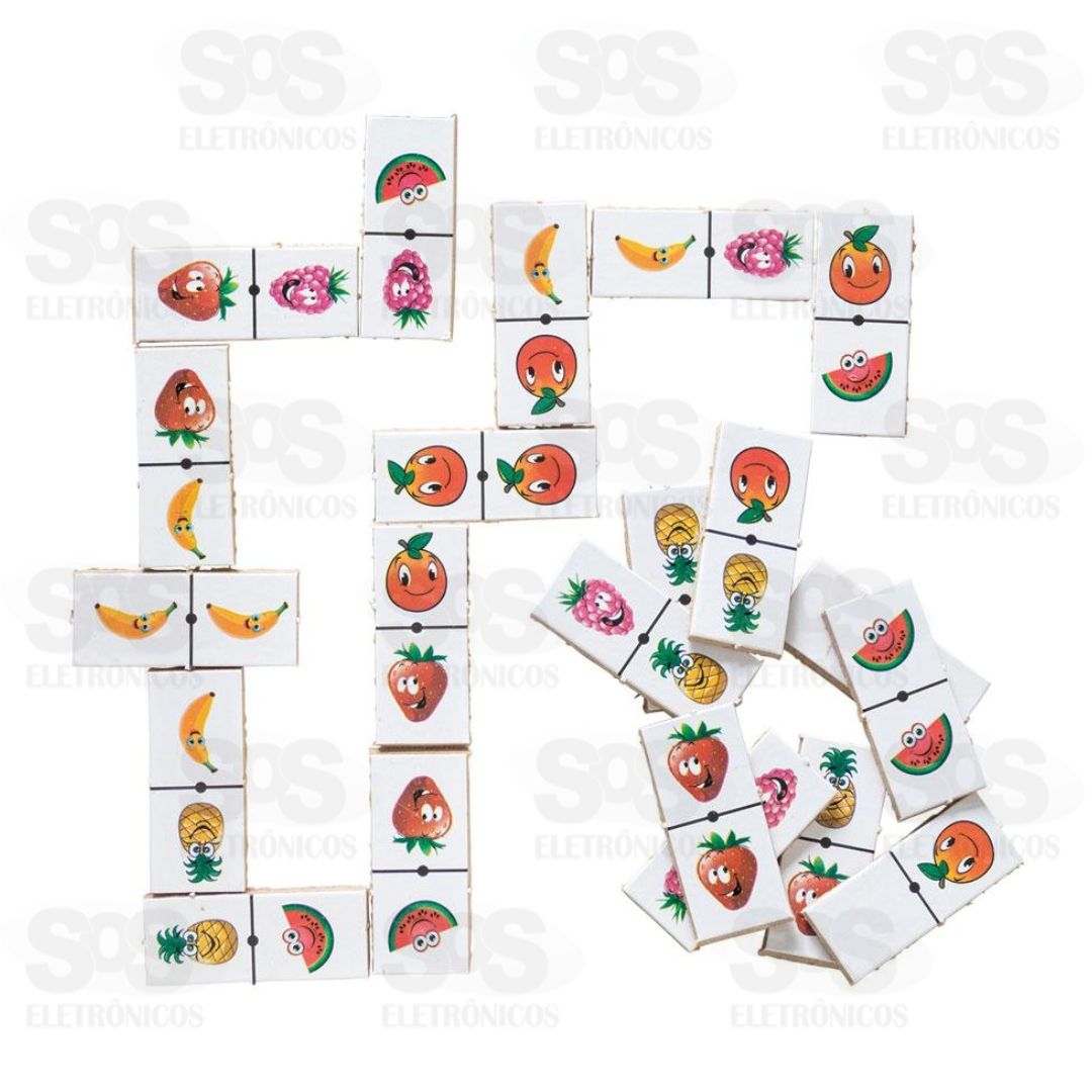 Domin Salada de Frutas 28 Peas de Madeira IOB 04