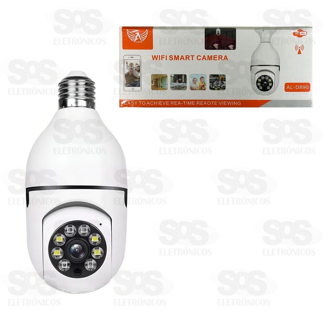 Cmera De Segurana Wi-Fi Inteligente Giratria Altomex AL-D890