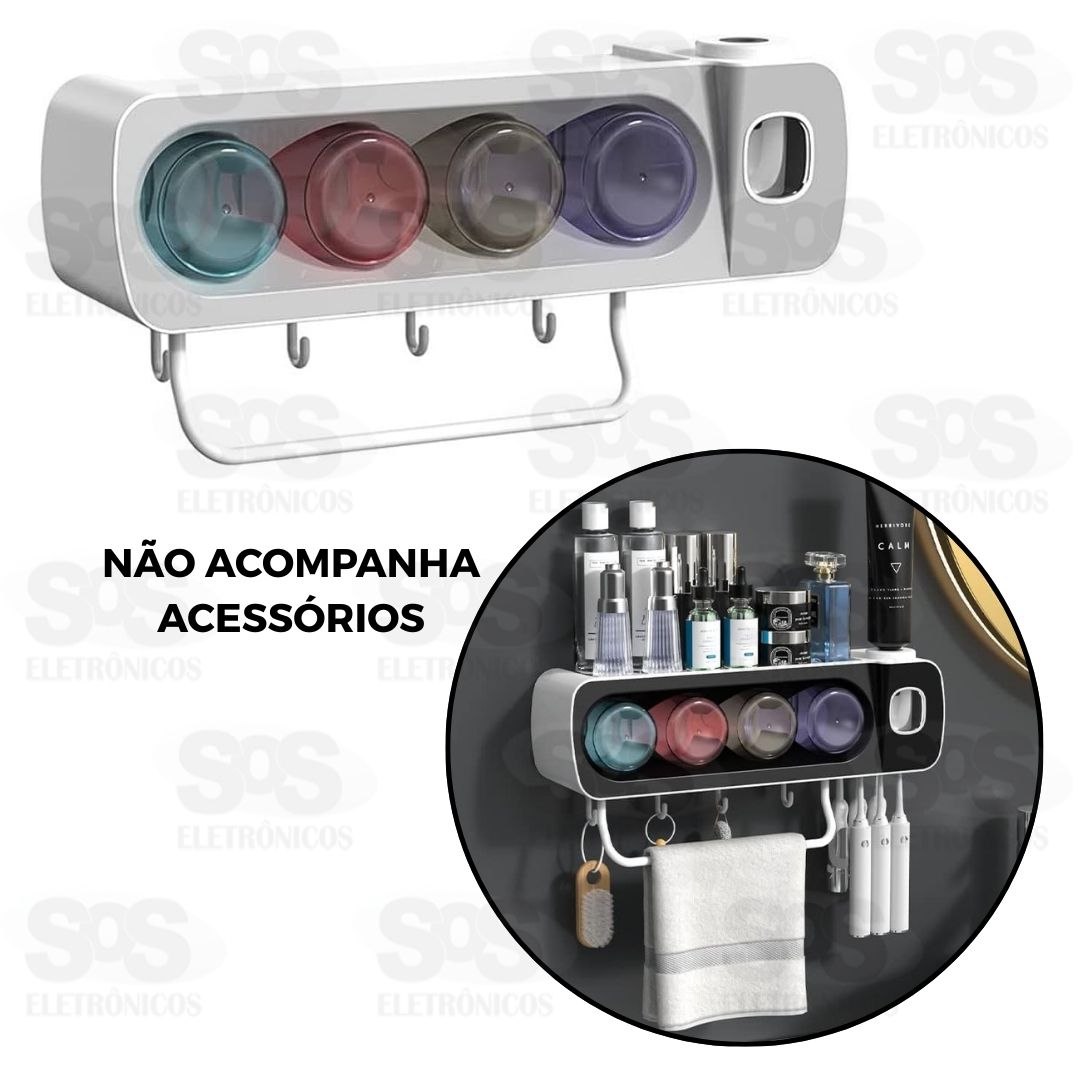 Suporte Escova de Dente Com Dispenser RA-920