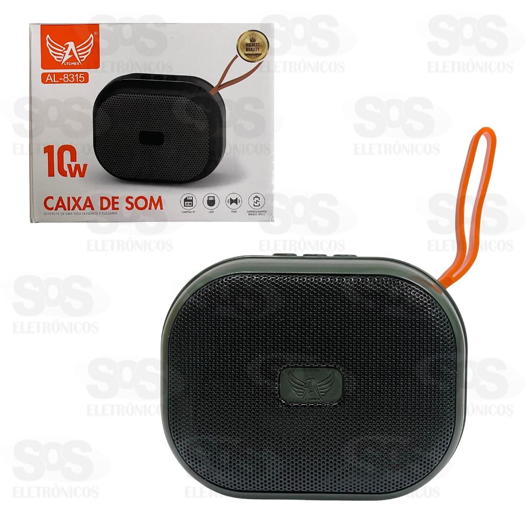 Caixa De Som Porttil 10W Altomex AL-8315