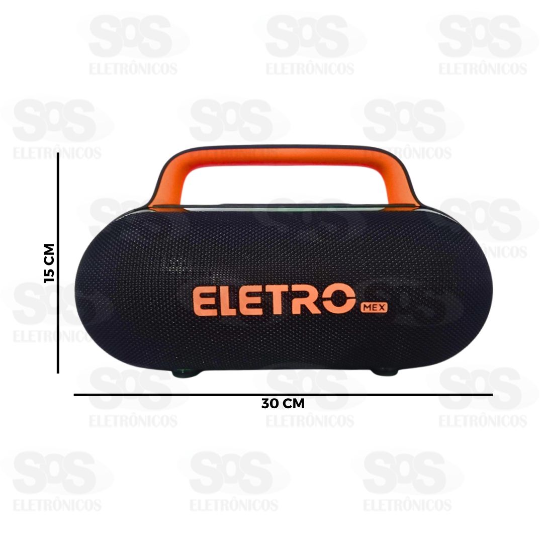 Caixa De Som Bluetooth 80W Eletromex EL-1126