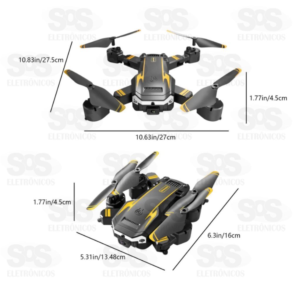 Mini Drone S6 Recarregvel Com Cmera HDRC