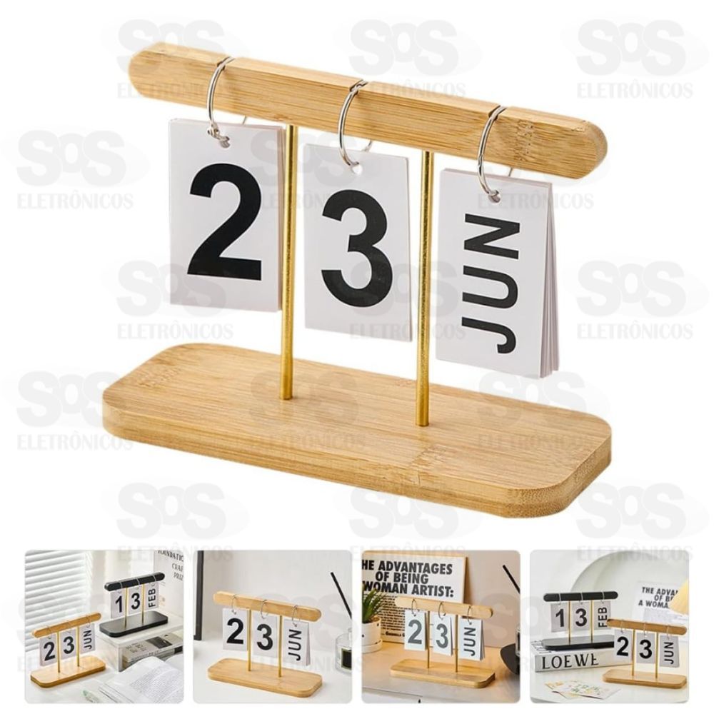 Calendrio De Mesa Permanente Onyx 6674