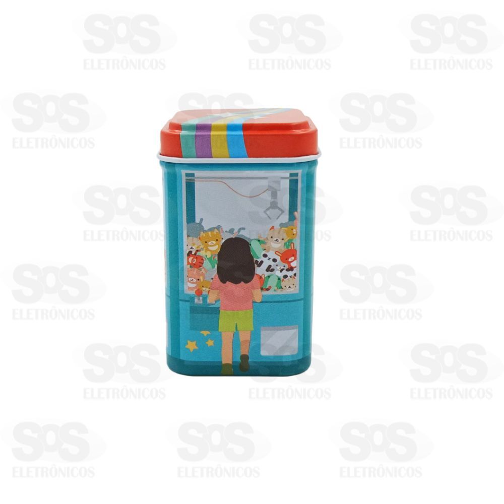MIni Lata Estampadar 7x4cm em Metal Livon 6599